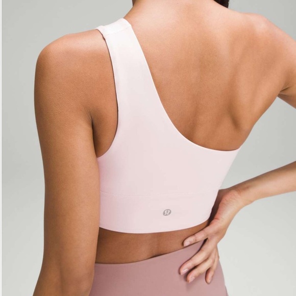 lululemon athletica Pink Align Asymmetrical Bra Light Support A/B Cup - Picture 3 of 7